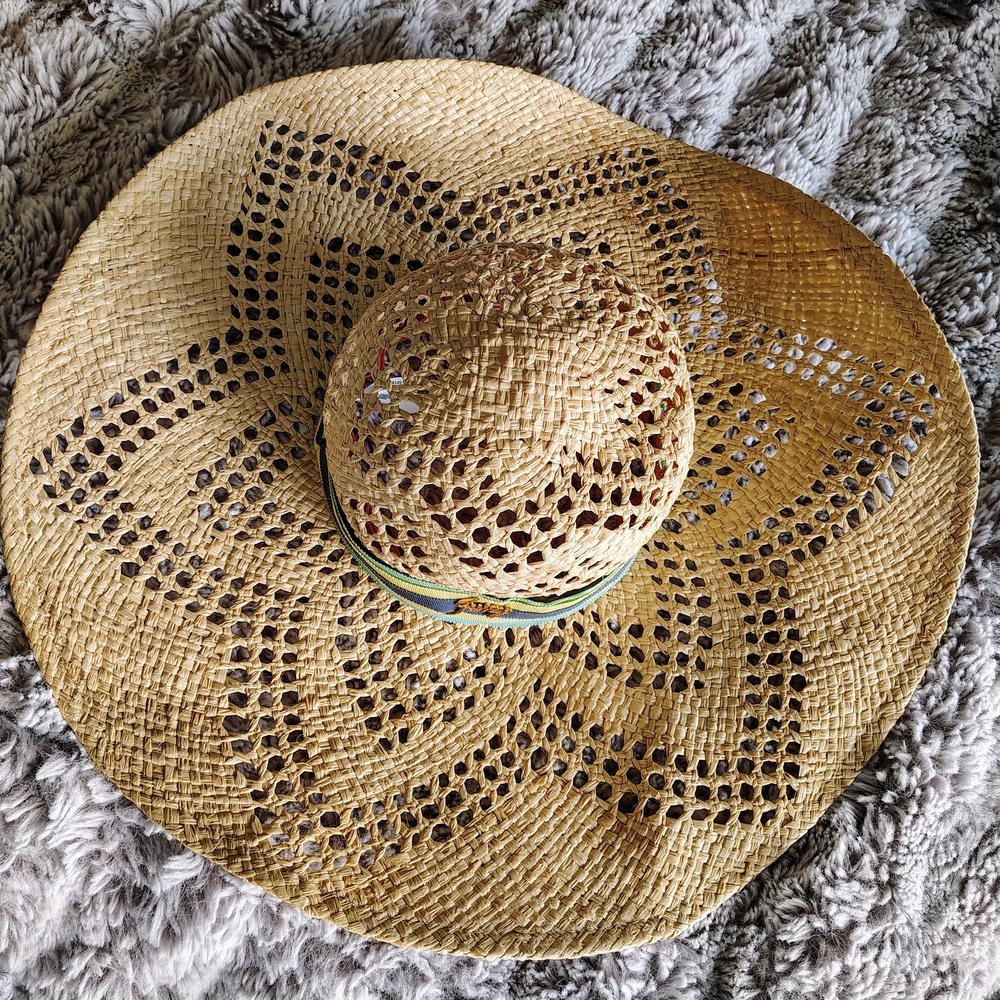 Juicy Couture Tan Wide-Brimmed Sun Hat